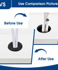 Comparison of wires before and after using 200 Pcs Rubber Grommet Kit Eight Sizes Hollow Firewall Grommets Assortment For Wiring And Cord Management.