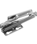 Cabinet Lift Hinge Set Of 2 Durable Spring Hinges for 80 Degree Opening, stainless steel, detailed side view