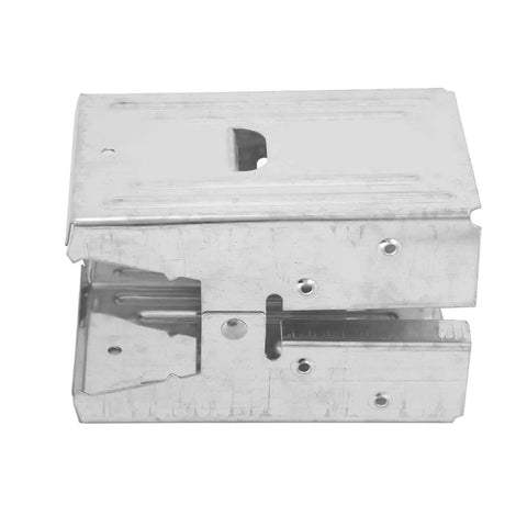 2 Piece Sawhorse Brackets And Display Stand Kit For Woodworking Clamps, heavy-duty steel bracket with precise locking grooves.