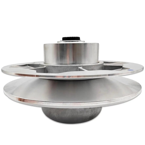 Side view of 1000 Secondary Clutch Driven Pulley Assembly For Quad Go Kart 911222 910378 with precision machined hub.