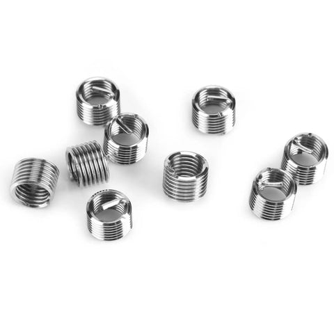 Top Notch 30 Piece Thread Repair Insert Kit With Precision Wire Helicoils For Stripped M5 Bolt Holes In Steel Cast Iron And Aluminum Engine Blocks Auto Shop Essential wire inserts