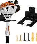 Garage Wall Mounted Storage Rack For Tools And Lawn Equipment Heavy Duty Tool Hanger with installation hardware