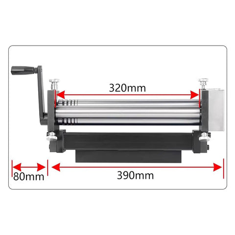 Professional Grade Manual Plate Rolling Machine With Adjustable Radius And Removable 32Cm Steel Rollers For Seamless Sheet Metal Bending And Cone Fabrication That Gets The Job Done Right