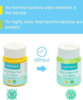 4 Pack E Coli And Coliform Bacteria Water Test Kit For Home Drinking Well And Tap Water features yellow and green test results.