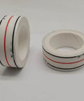Two rolls of Diagonal Seam Tape For Sewing Machines, Easy Set Basting Guide Tape For Straight And Diagonal Seams, Quick Setup Instruction Tool.