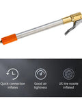 Heavy Duty Tire Inflator Hose Extension Tube With Quick Release Chuck Adapter For Car Bike Motorcycle Pump To Fill Tires Without Air Loss Have Good Pressure Daily Plug Into Compressor Unit Totally Sweet Gear, braided stainless hose with quick release chuck