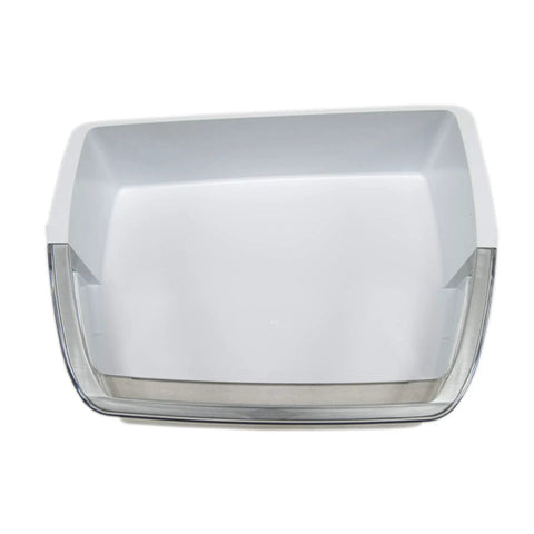 Door Bin For Refrigerator AAP73252202 OEM Part An Easy Fit For Kenmore Elite Bottom Freezer Models 7957204, white plastic bin
