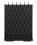 AngelcityCC 52-Peg Lab Glassware Drying Rack Pegboard Wall-Mount view showing 52 pegs for organized drying of lab glassware.