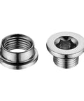 Rear Derailleur Hanger M8 Chainring Mounting Fasteners Dropout Pack Of 2 Nuts And Bolts silver hardware for bikes