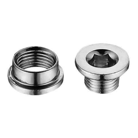 Rear Derailleur Hanger M8 Chainring Mounting Fasteners Dropout Pack Of 2 Nuts And Bolts silver hardware for bikes