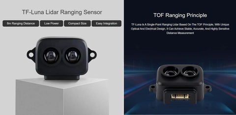Compact LiDAR Ranging Sensor With 8m Range Low Power Draw Plug And Play Easy To Integrate Mini Laser Module Using TOF Tech