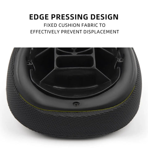 BS01 BMX Saddle With Seat Post For A Smooth Stoked Ride Lightweight Foam Comfort Pivotal Middle Hole Universal 25.4mm And 27.2mm Fits Easy Install edge pressing design