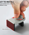 2 Pack Sliding Sash Stopper Cabinet Locks For Doors And Windows Anti Theft Security Locks Kid Safe Baby Proof Straps Easy Install