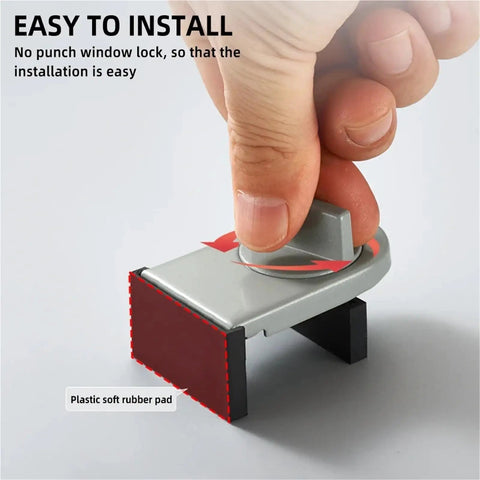 2 Pack Sliding Sash Stopper Cabinet Locks For Doors And Windows Anti Theft Security Locks Kid Safe Baby Proof Straps Easy Install