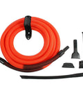 Shop Vacuum Garage Kit With 30 Foot Commercial Grade Hose For Non Clog Airflow High Flexibility And Kink Free Use accessories pictured