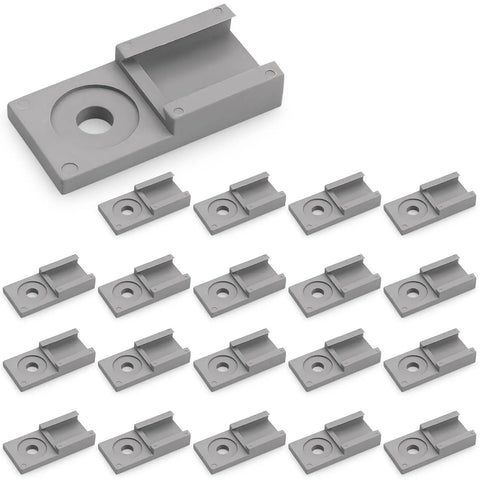 Deutsch Circular Connector Mounting Clips Kit, 20 Pieces, Beefy Mounting Clips for DTM DTP DT DTHD Series, car wiring accessory