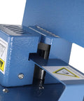 Close-up of Automatic Heat Sealer Machine For Plastic Bags With Temperature Control and Continuous Roller Sealing mechanism