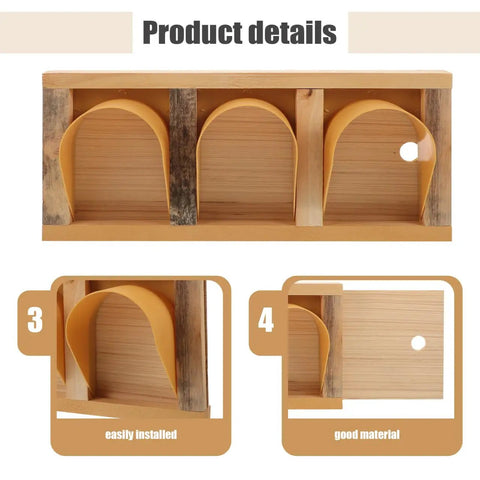 No Fuss Setup Pigeon Racing Door For Coops And Bird Houses Wooden Cage Door With Rounded Corner Entrance Barrier European Style