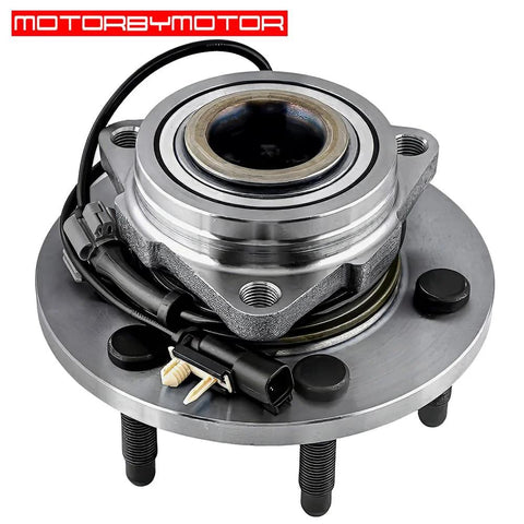 Front Wheel Bearing And Hub Assembly For 4WD 6 Lug With ABS Fits Chevy Silverado 1500 Suburban Tahoe GMC Sierra 1500 Yukon XL Cadillac Escalade 2015-2020 4x4 Premium Quality Durable Low Noise Precision Fit Beefed Up For Long Lasting Performance product image.
