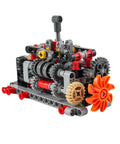 6 Speed Manual Transmission Model Kit With Differential Gear For Hands On Mechanical Engineering DIY Projects, showcasing gears