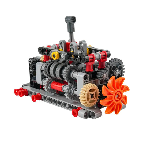 6 Speed Manual Transmission Model Kit With Differential Gear For Hands On Mechanical Engineering DIY Projects, showcasing gears