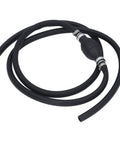 Manual Fuel Transfer Pump With Check Valve High Flow Siphon Kit For Gasoline Water And Other Liquids Portable Hand Pump For Cars Lawn Equipment And Home Use, black hose