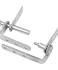 Heavy Duty Stainless Steel Double Action Door Hinges With Self Return Spring For Cafe Bar And Saloon Built Tough Dual Swing Hardware in bright silver finish