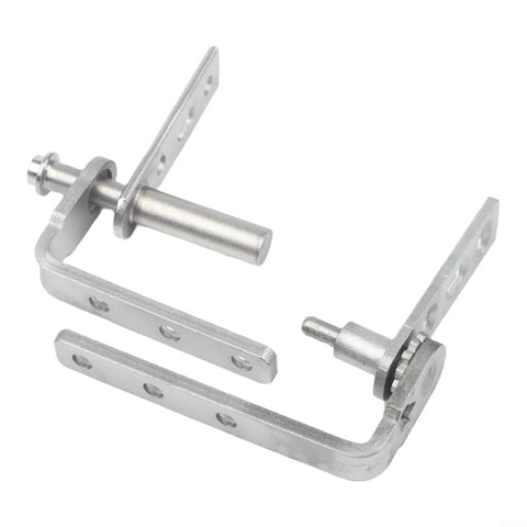 Heavy Duty Stainless Steel Double Action Door Hinges With Self Return Spring For Cafe Bar And Saloon Built Tough Dual Swing Hardware close-up view of hinge mechanism