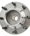 Premium Front Wheel Bearing Hub Assembly For 1999 To 2001 Ford F250 F350 Super Duty 4WD Eight Lug Heavy Duty Oem Replacement, detailed view.