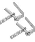 Stainless Steel Self Closing Hidden Hinge For Double Swing Doors Beefed Up Rust Resistant Saloon Pivot Hinge With Heavy Duty Construction And Concealed Hardware For Kitchen And Home Use, pair shown