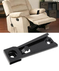 Four Pack Recliner Back Clip Brackets KD Clip For Outdoor And Indoor Lounge Chairs Black 12.7x4.5x3.2 Cm next to beige recliner