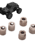 RC Pinion Gear Set 48P 5mm Shaft Hardened Aluminum 7075 Aviation Grade With 15T 16T 17T 18T 19T For 1 By 10 Scale RC Cars