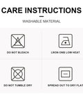 Care instructions for Dark Grey 3x6 Feet Waterproof Balcony Privacy Screen: do not bleach, iron on low heat, do not tumble dry, dry flat.