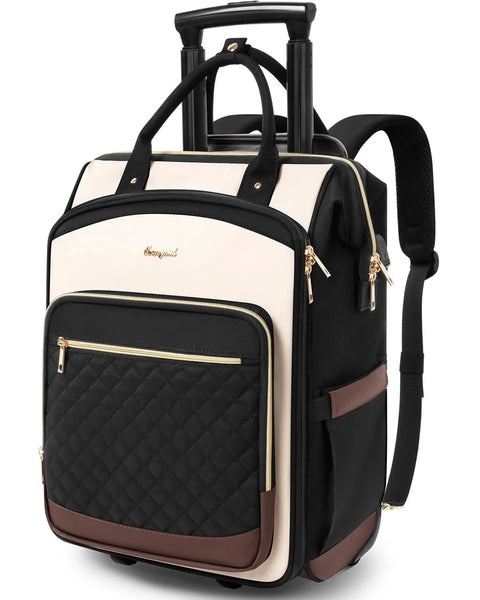 Women's Rolling Laptop Backpack – Stylish & Functional