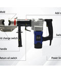 Elukht Lz-300c Electric Hydraulic Crimping Pliers For Copper And Aluminum Cable Terminal, showing ergonomic handle and operational switches.