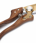 Heavy Duty Garden Pruning Shears With Japanese SK4 High Carbon Steel Blade For Sharp, Long Lasting Cuts, wood grain handle