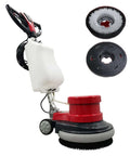 Commercial Floor Cleaning Machine 17 Inch Floor Cleaner and Polisher Industrial Scrubber Buffer with Changeable Brushes