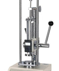 Digital Push Pull Spring Tester Machine With Liquid Crystal Display for compression and extension testing up to 500 Newton, heavy-duty.