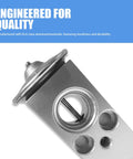 Heavy Duty A C Expansion Valve For Auto Air Conditioning Systems with metallic anti wear construction, rust proof design
