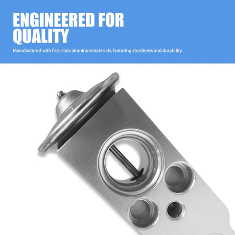 Heavy Duty A C Expansion Valve For Auto Air Conditioning Systems with metallic anti wear construction, rust proof design