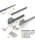 Kick Your Off Grid Power Up With This Adjustable Solar Panel Tilt Mount Featuring Ridiculously Sturdy Stainless Steel Brackets And Precise Mounting Holes For 20W To 30W Panels On Rv Roofs including solar panel mounting brackets and screws.