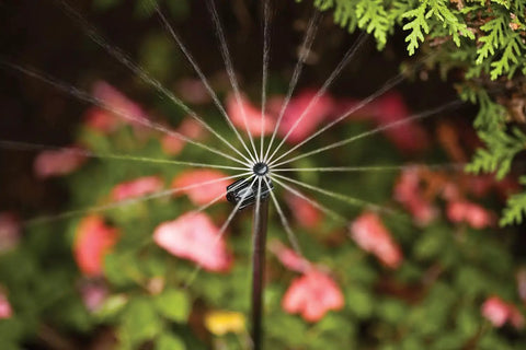 Micro Spray Nozzle For Drip Irrigation 360 Degree Full Circle Pattern Adjustable 0 To 10 Feet Spray Distance 10-32 Thread Elevates