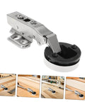 Soft Close Glass Door Hinges Set Of 3 For Inset Cabinets With Concealed Hydraulic Damping Heavy Duty Metal Build for smooth closings.