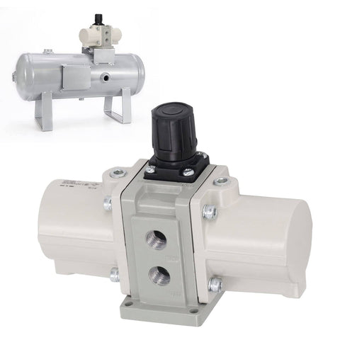 Gas Booster Pump Pneumatic Valve for Industrial Air Systems Up To 2X Supercharging Power Free No Electric Needed Air Pressure Booster