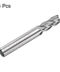 End mill cutter set, 4 pcs, 3/8 in diameter, 3/8 in shank, 4-flute upcut spiral for wood PVC MDF engraving