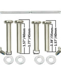 Replacement 75mm Luggage Wheel 24mm Wide Inline Roller Wheel With 8mm Bearing Includes 35mm And 40mm Axles Wrench Set