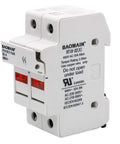 Two Pole 690V DIN Rail Fuse Holder For 10x38mm Fuses With Built In LED Indicator UL Recognized Up To 32A AC for control panels
