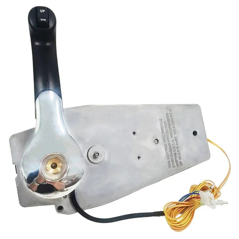 Beefed-Up Mercury-Compatible Top Mount Outboard Throttle Control Box Gen II With Lifting Switch 8M0059686 For Towing Launching Docking Engine Tuning Includes 2-Foot Trim Wire Harness And Easy Install Harness Kit