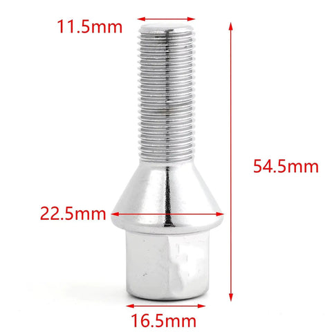 Premium Lug Wheel Studs Kit For Chrysler 200 Models Year Fits 2015 Through 2019 Heavy Duty Car Truck Parts Replacement With Strong Tensile Build, 11.5mm threads