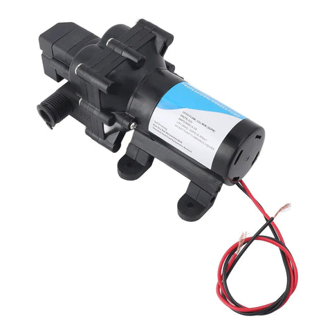 Fabater 12V DC Self Priming Diaphragm Water Transfer Pump At 3.0 Gpm Perfect For Rv Marine Boat Misting And Cleaning Applications Providing High Efficiency And Reliable Water Flow For All Your Outdoor Needs